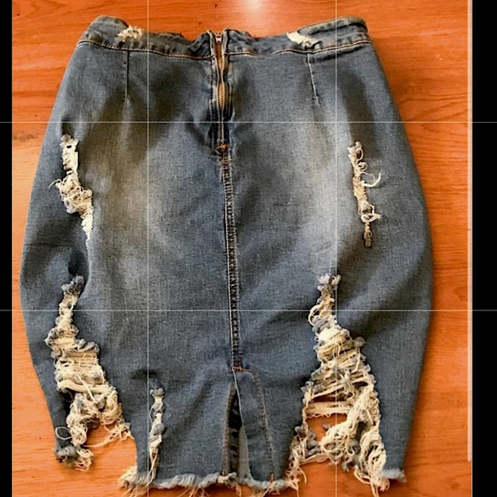 High Wasted Jeans skirt